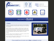 Tablet Screenshot of bluebirdsecurityltd.co.uk